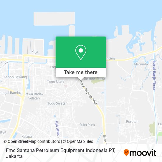 Fmc Santana Petroleum Equipment Indonesia PT map