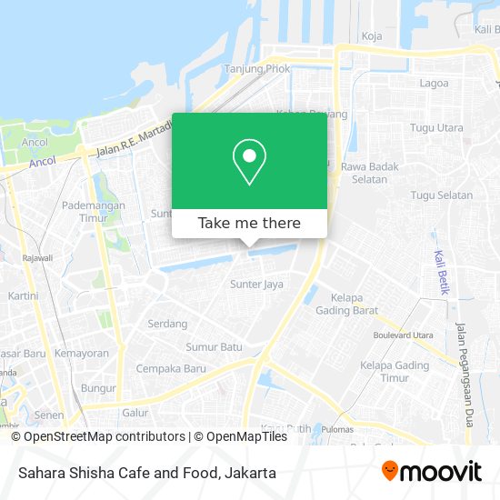 Sahara Shisha Cafe and Food map