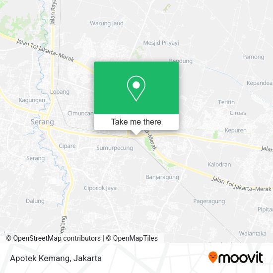 Apotek Kemang, Jalan Jenderal Sudirman map