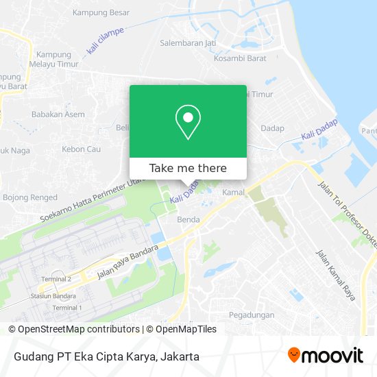 Gudang PT Eka Cipta Karya map
