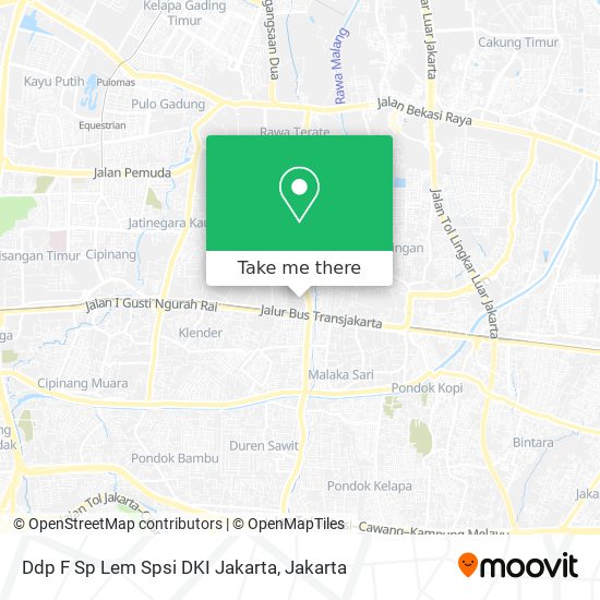 How To Get To Ddp F Sp Lem Spsi Dki Jakarta In Jakarta Timur By Bus Or Train Moovit