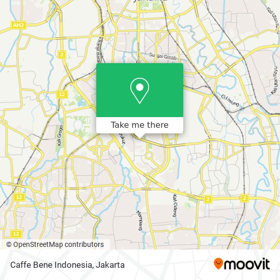 Caffe Bene Indonesia map