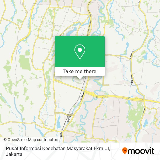 Pusat Informasi Kesehatan Masyarakat Fkm UI map