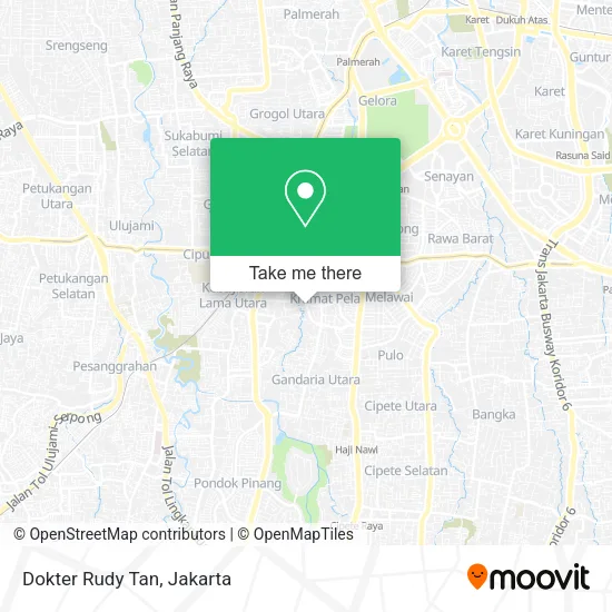Dokter Rudy Tan map