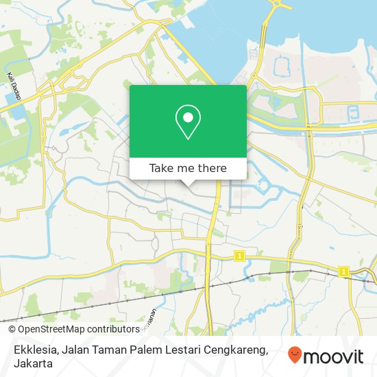 Ekklesia, Jalan Taman Palem Lestari Cengkareng map