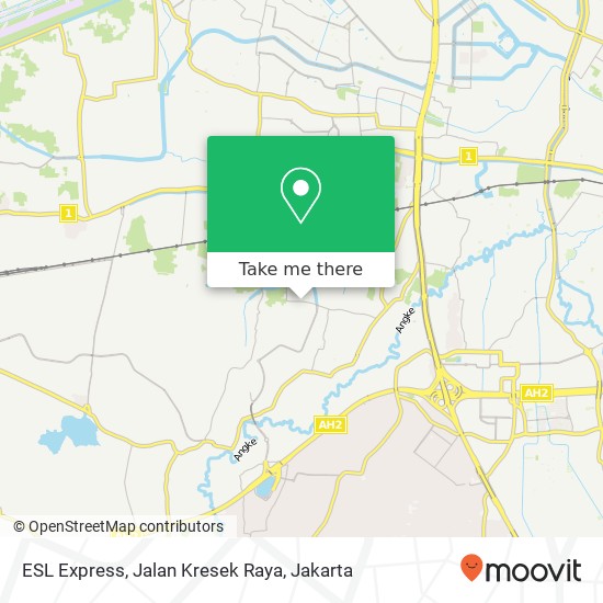 ESL Express, Jalan Kresek Raya map