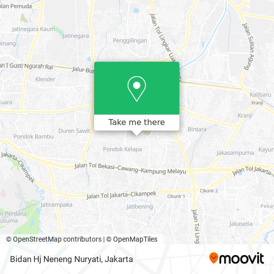 Bidan Hj Neneng Nuryati map