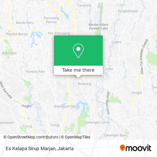 Es Kelapa Sirup Marjan map