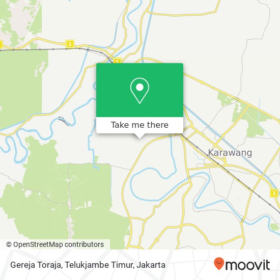 Gereja Toraja, Telukjambe Timur map