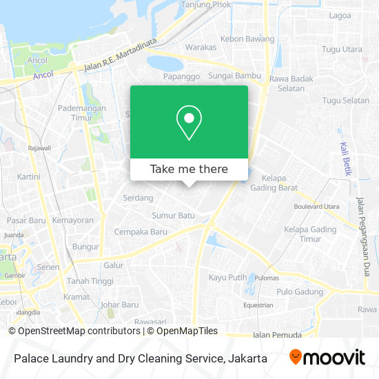 Palace Laundry and Dry Cleaning Service map