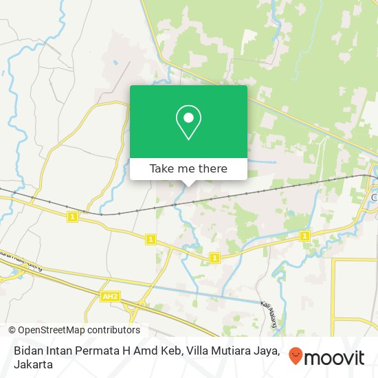 Bidan Intan Permata H Amd Keb, Villa Mutiara Jaya map