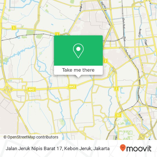 Jalan Jeruk Nipis Barat 17, Kebon Jeruk map