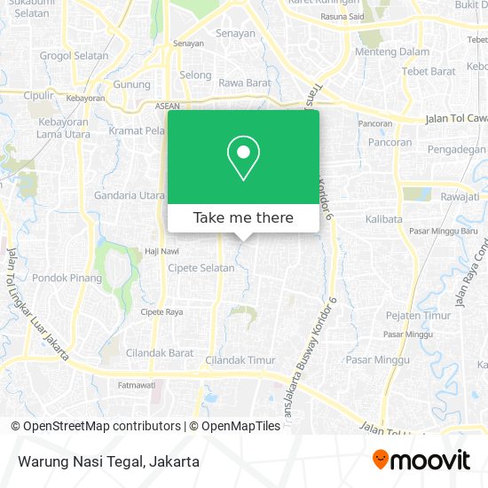 Warung Nasi Tegal map