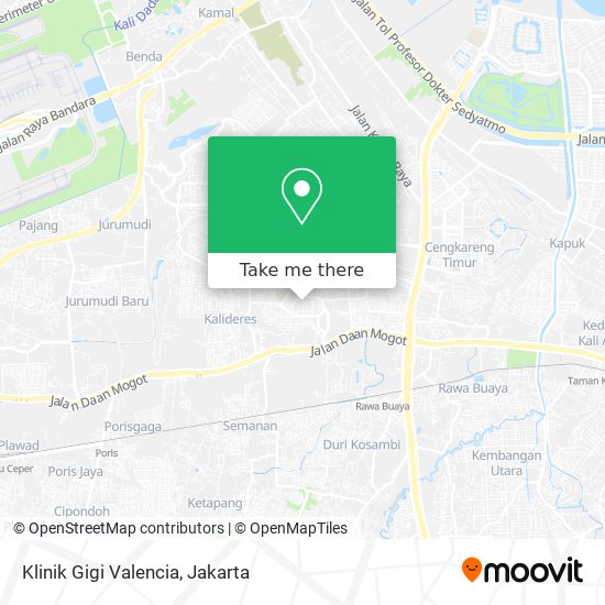 Klinik Gigi Valencia map