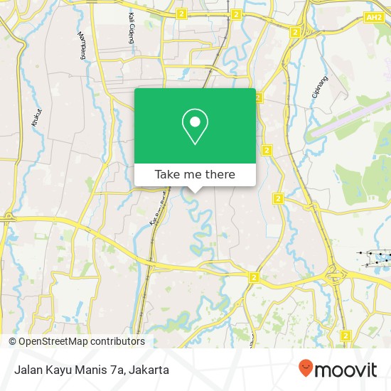 Jalan Kayu Manis 7a, Kramatjati map