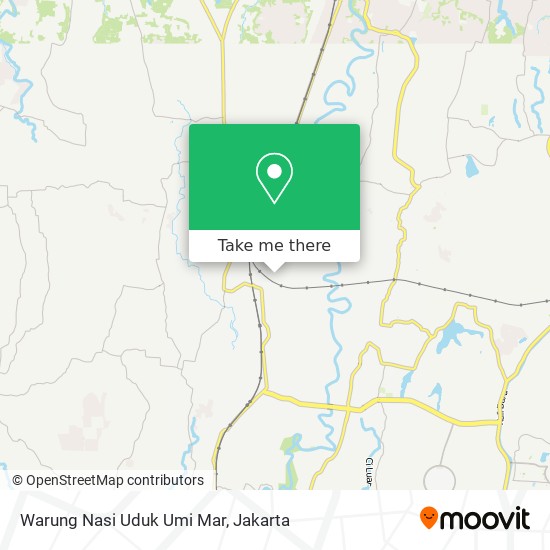 Warung Nasi Uduk Umi Mar map