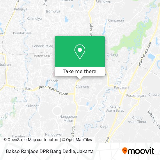 Bakso Ranjaoe DPR Bang Dedie map