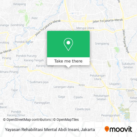 Yayasan Rehabilitasi Mental Abdi Insani map