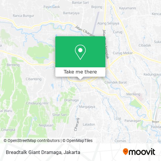 Breadtalk Giant Dramaga map