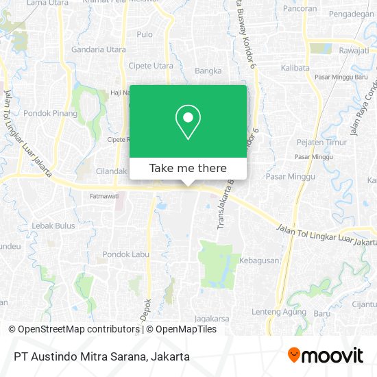 PT Austindo Mitra Sarana map