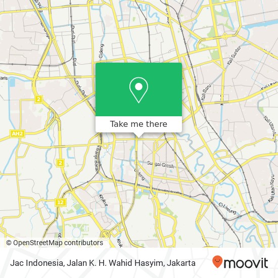 Jac Indonesia, Jalan K. H. Wahid Hasyim map