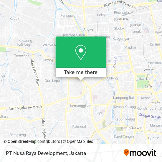 PT Nusa Raya Development map