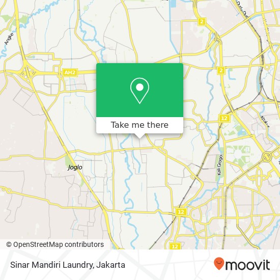 Sinar Mandiri Laundry, Jalan Kelapa Dua Kebon Jeruk map