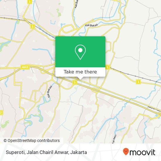 Superoti, Jalan Chairil Anwar map