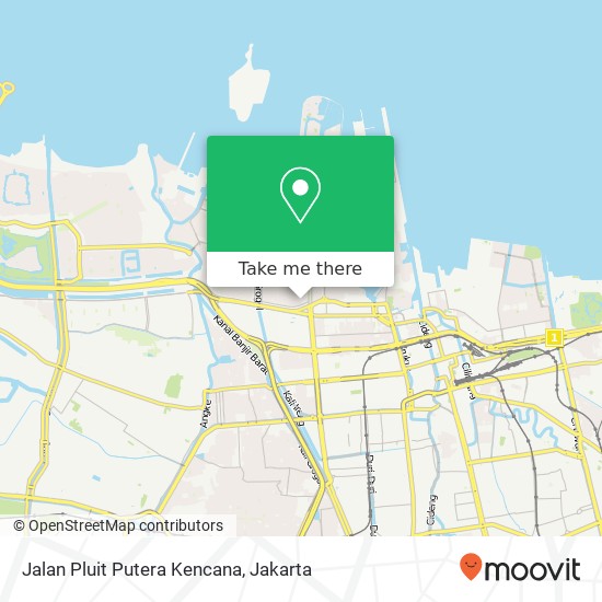 Jalan Pluit Putera Kencana, Penjaringan map