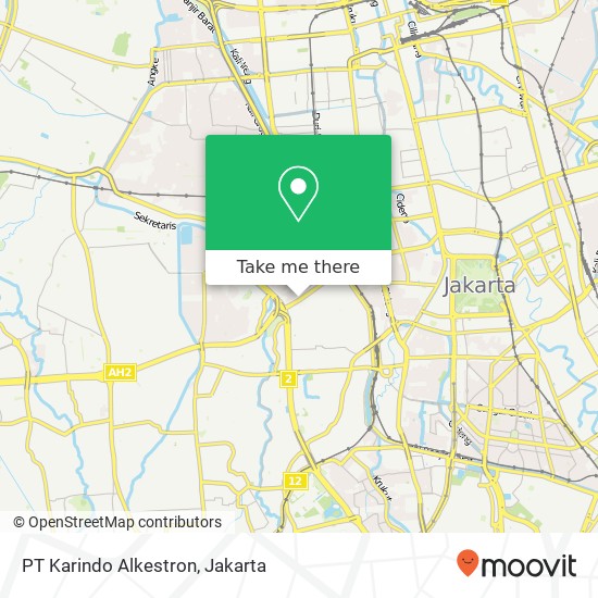 PT Karindo Alkestron, Jalan Tomang Raya map