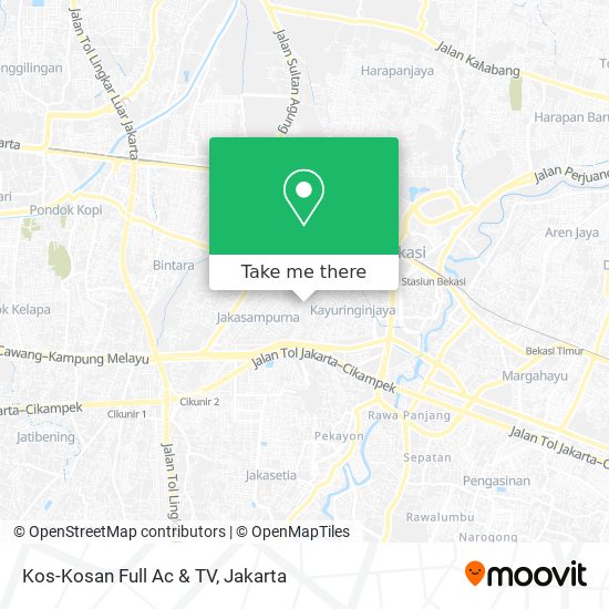Kos-Kosan Full Ac & TV map