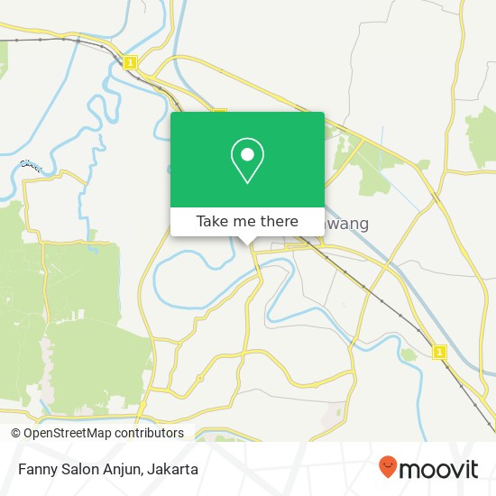 Fanny Salon Anjun map