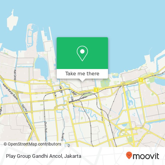 Play Group Gandhi Ancol, Jalan Parang Tritis 9 map