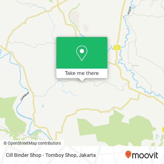Cill Binder Shop - Tomboy Shop, Jalan Cibeuteng Kemang map