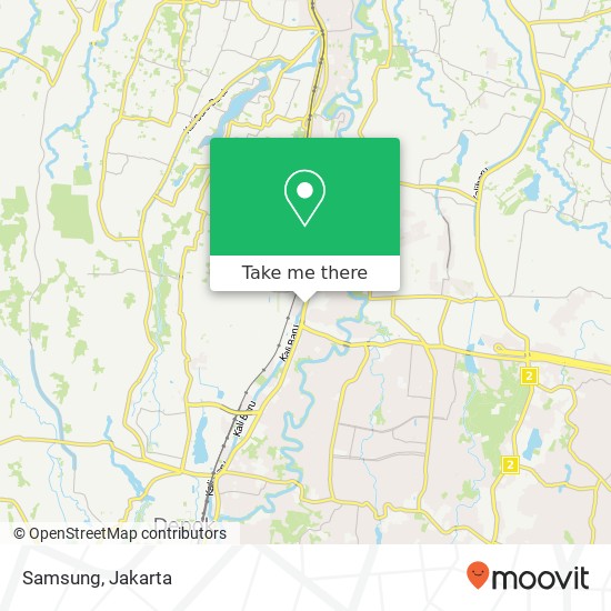 Samsung, Jalan Margonda Raya map