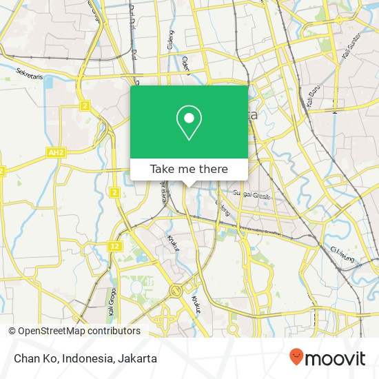 Chan Ko, Indonesia map