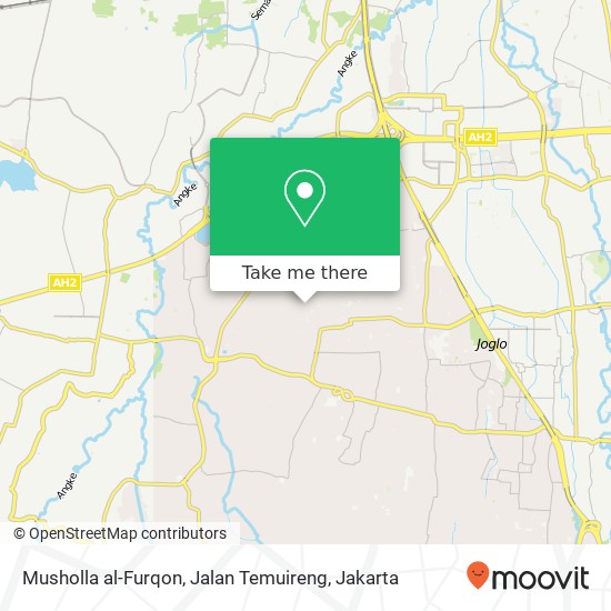 Musholla al-Furqon, Jalan Temuireng map