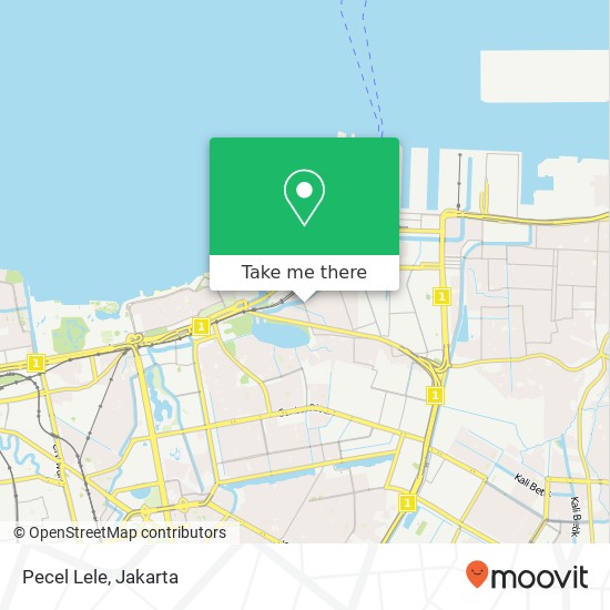 Pecel Lele, Jalan Warakas X map