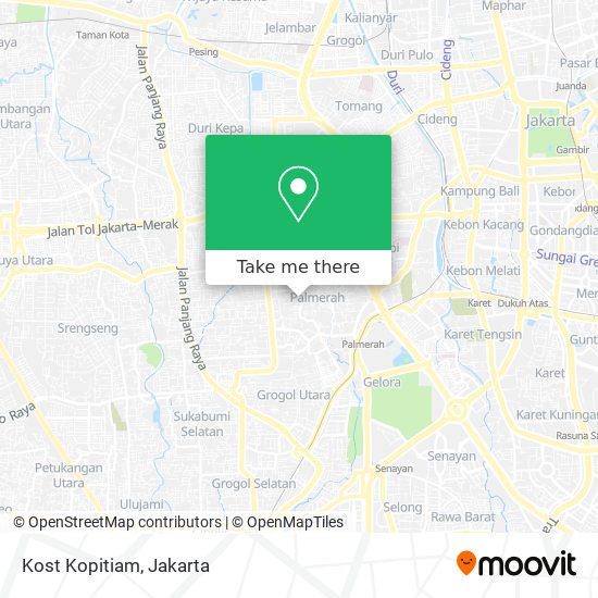 Kost Kopitiam map