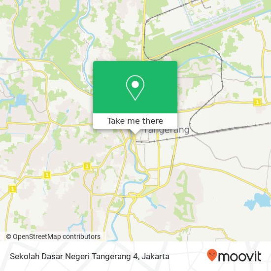 Sekolah Dasar Negeri Tangerang 4, Jalan Daan Mogot map