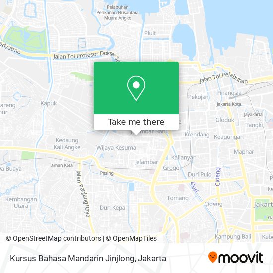 Kursus Bahasa Mandarin Jinjlong map