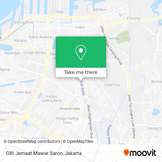 GBI Jemaat Mawar Saron map