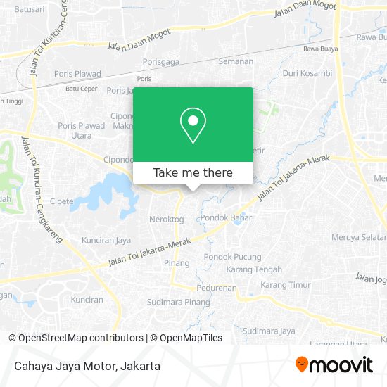 Cahaya Jaya Motor map