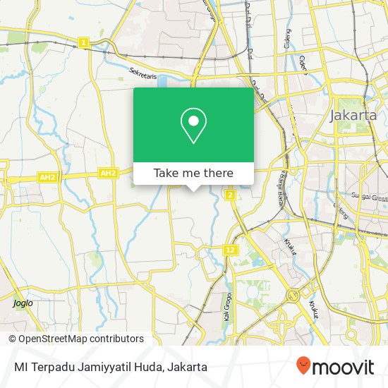 MI Terpadu Jamiyyatil Huda map