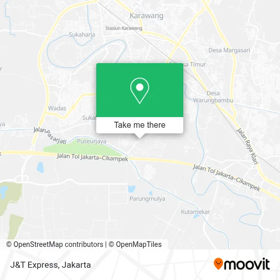 J&T Express map