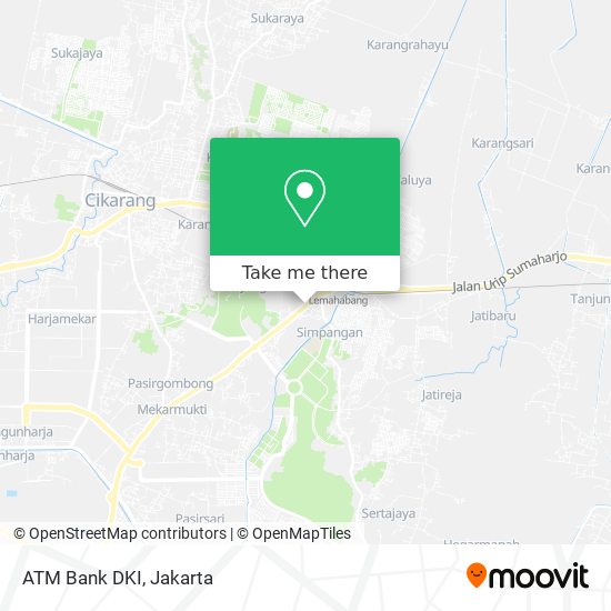 ATM Bank DKI map