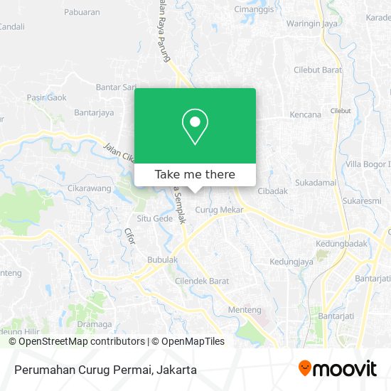 Perumahan Curug Permai map