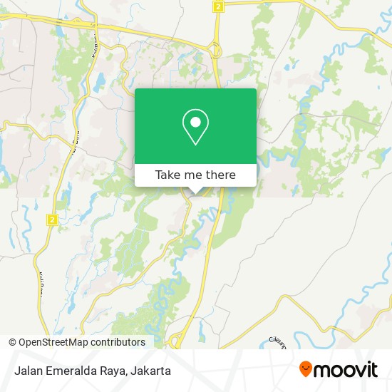 Jalan Emeralda Raya map