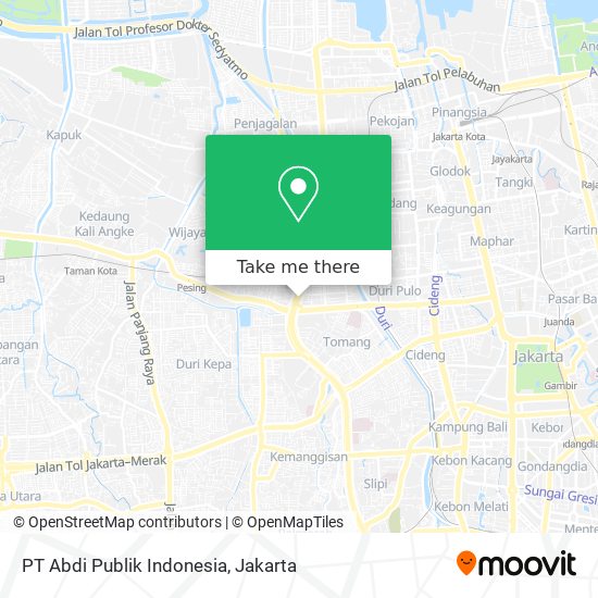 PT Abdi Publik Indonesia map