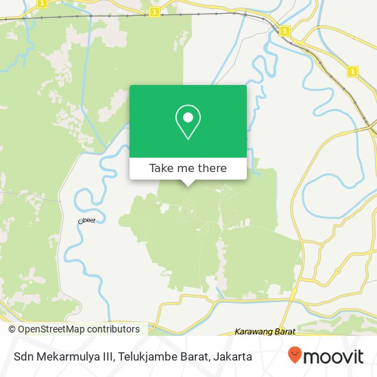 Sdn Mekarmulya III, Telukjambe Barat map